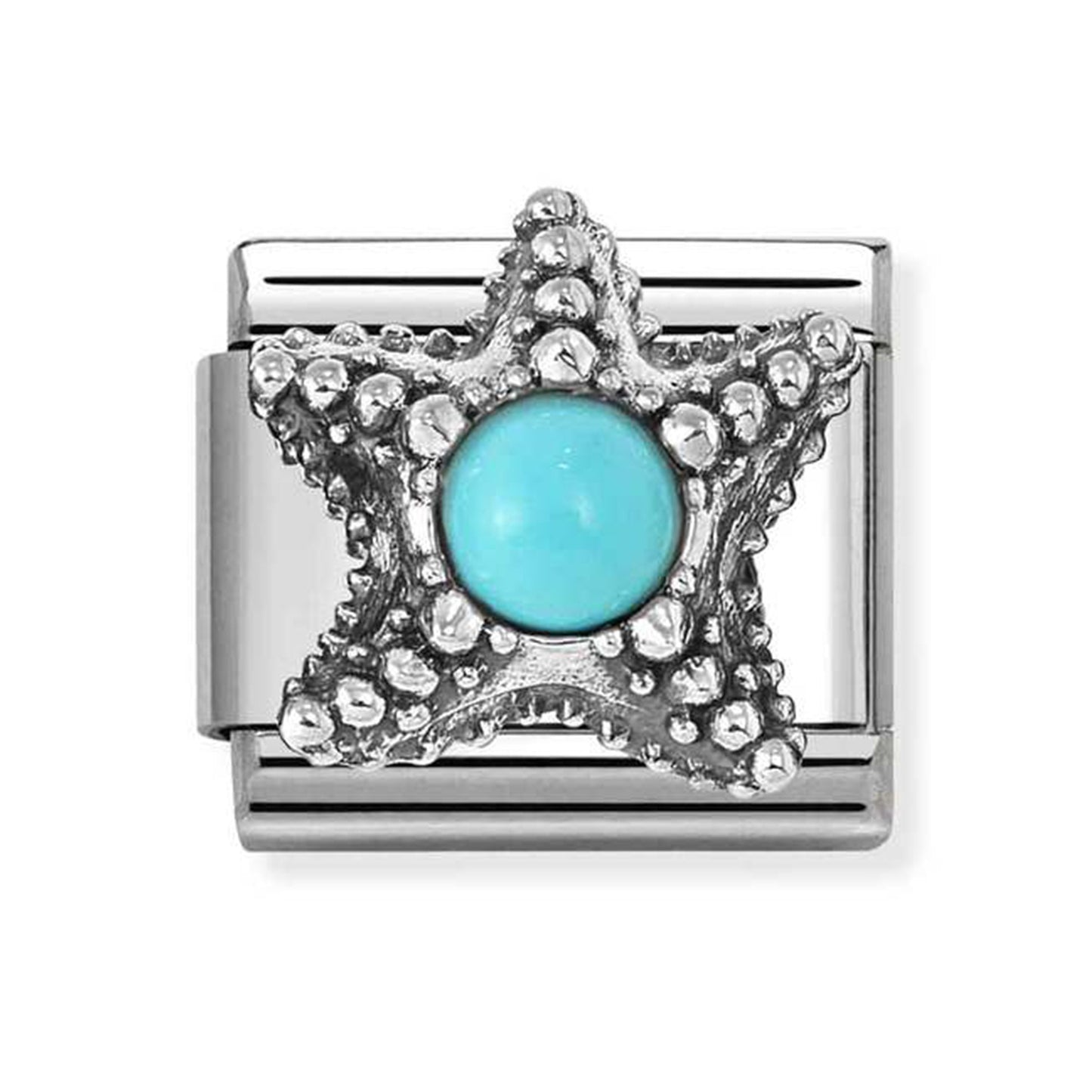 Nomination Silver Turquoise Starfish Charm 330511-06