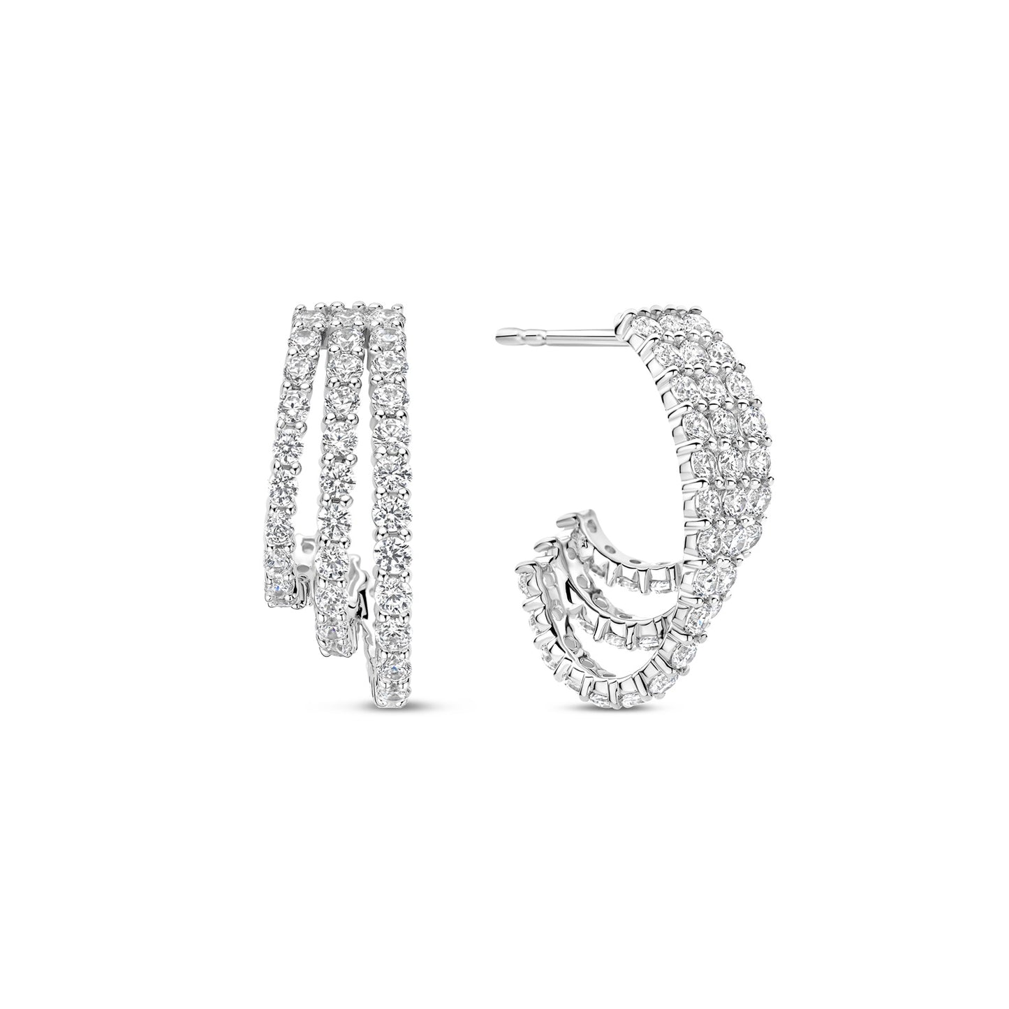 Ti Sento Stardust Zirconia Earrings 78069ZI
