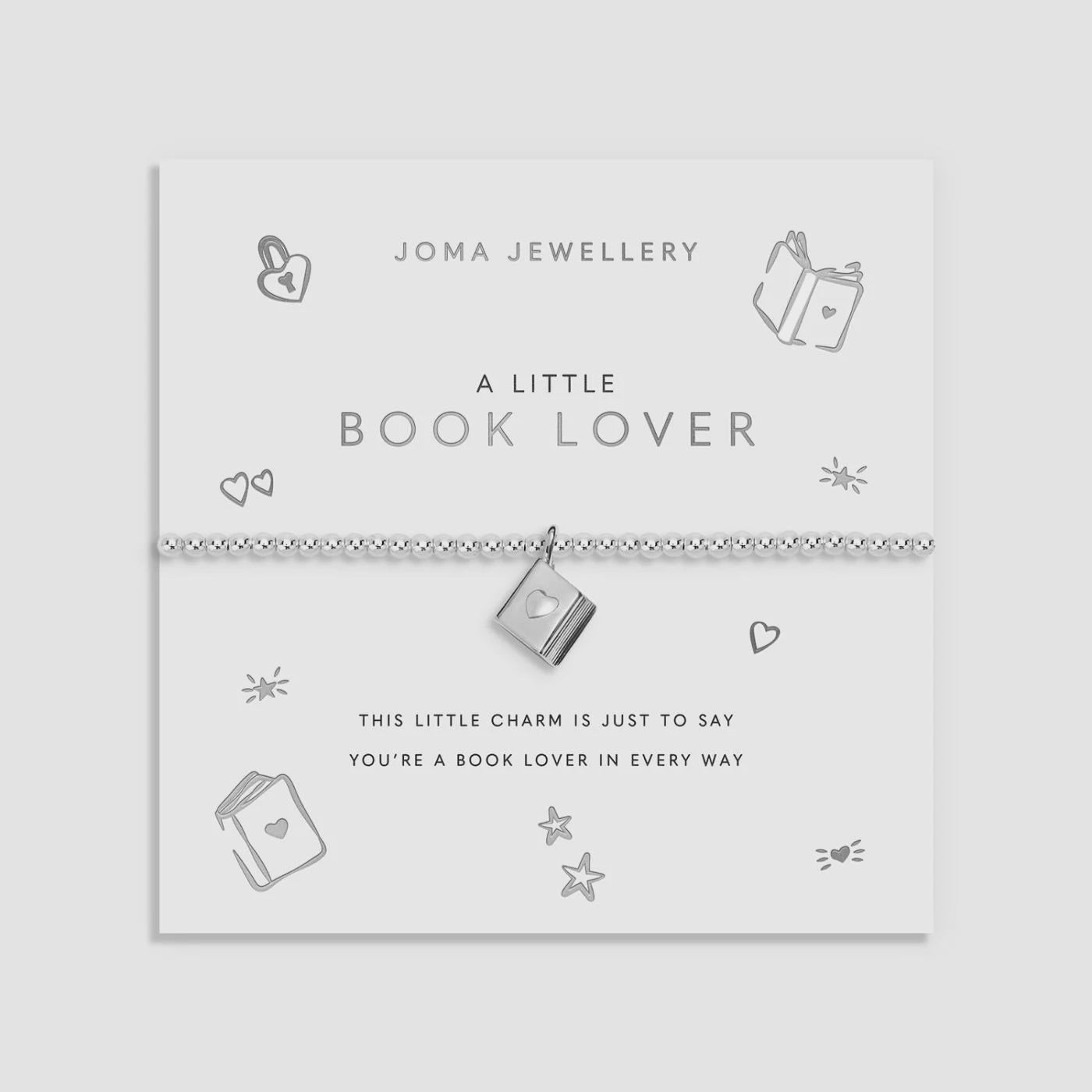 Joma A Little 'Book Lover' Bracelet In Silver Plating 10201