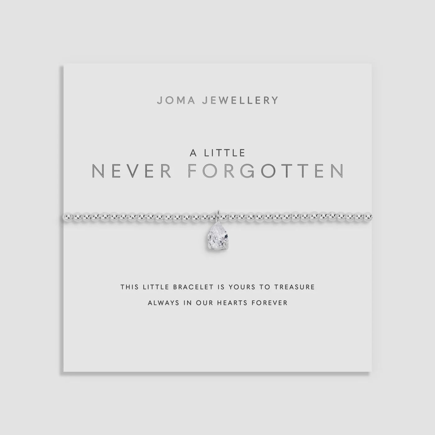 Joma A Little 'Never Forgotten' Bracelet In Silver Plating 10221