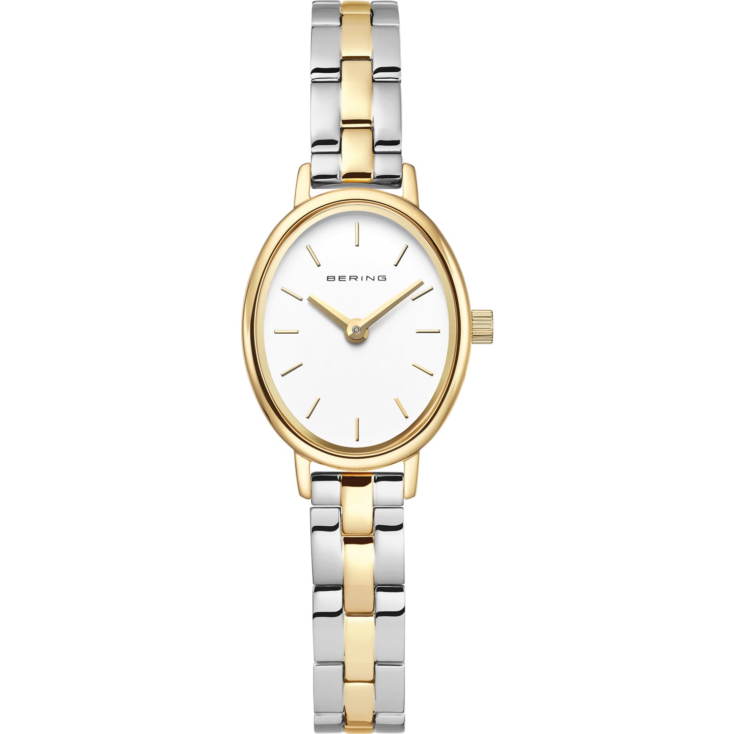 Bering Two Tone Oval Dial Watch 11020-714