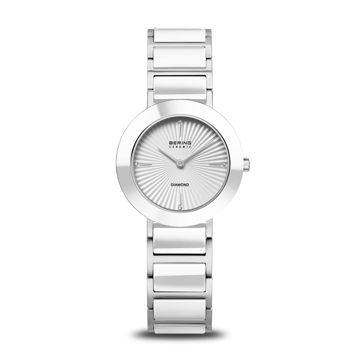 Bering White Ceramic Steel Watch 11429-753