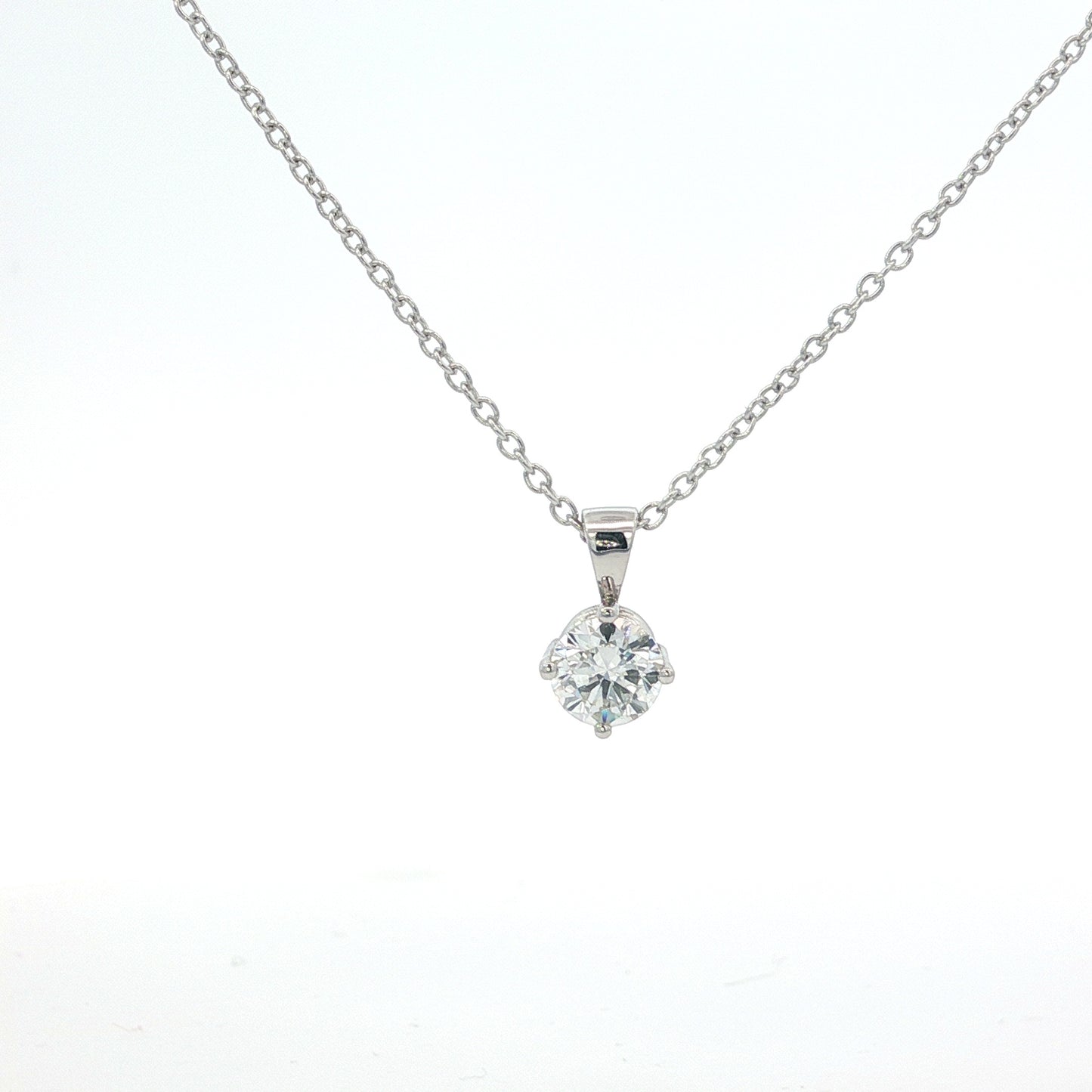 9ct Gold Lab Grown Diamond Pendant 0.70ct
