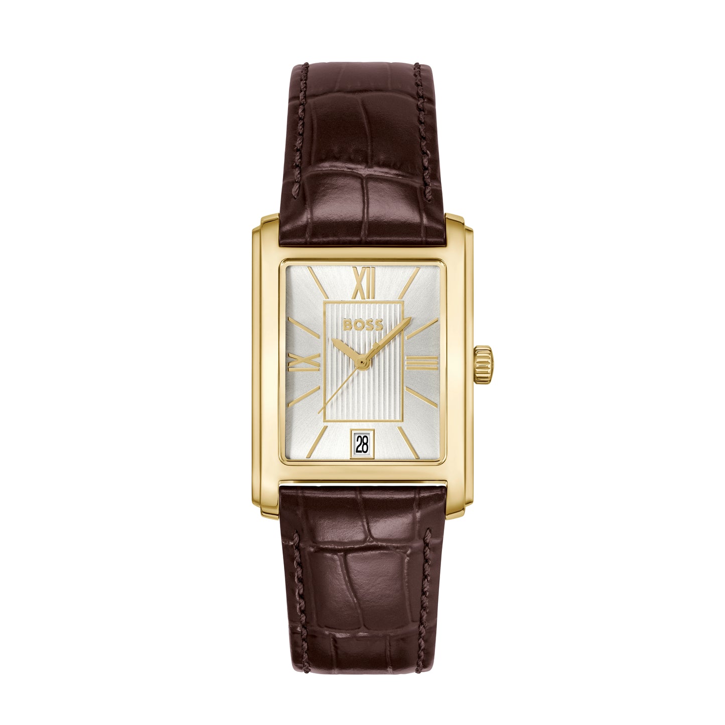 BOSS Gents Principle Dress Watch with Brown Leather Strap 1514300