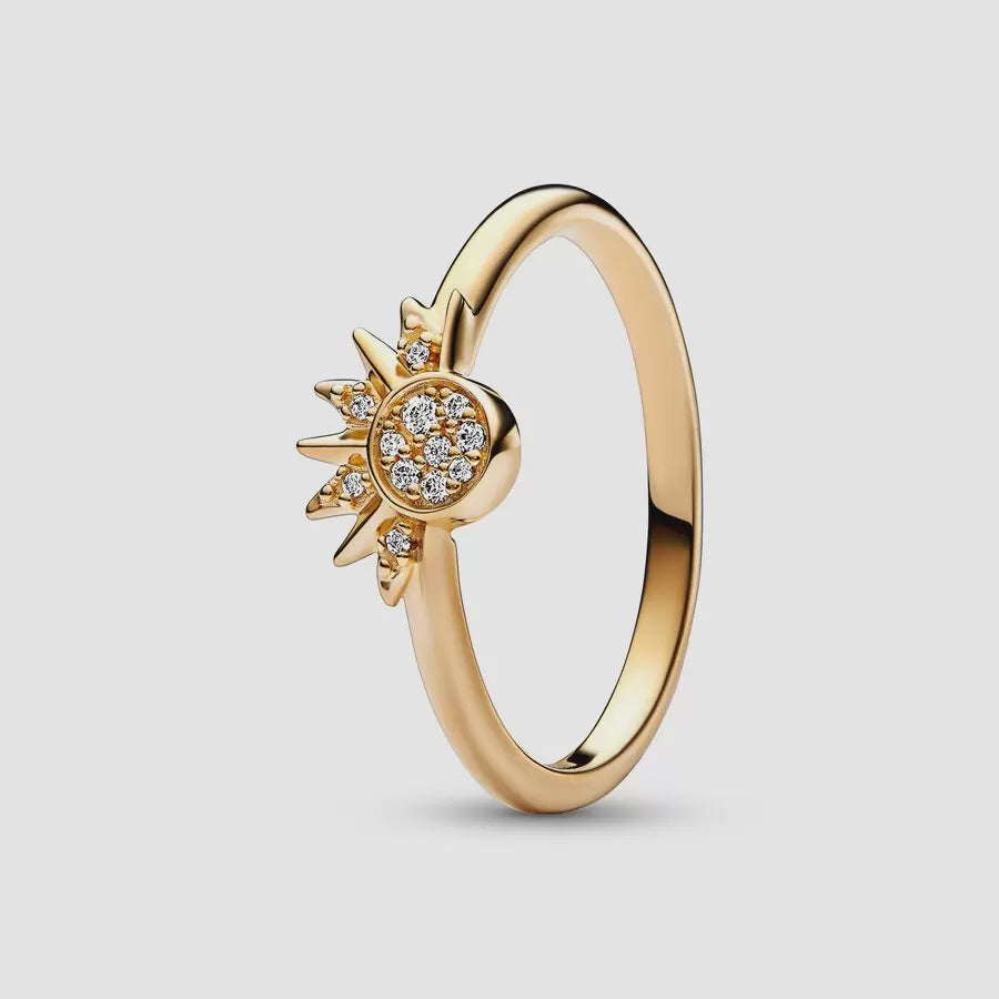 PANDORA Celestial Sparkling Sun Ring 162674C01