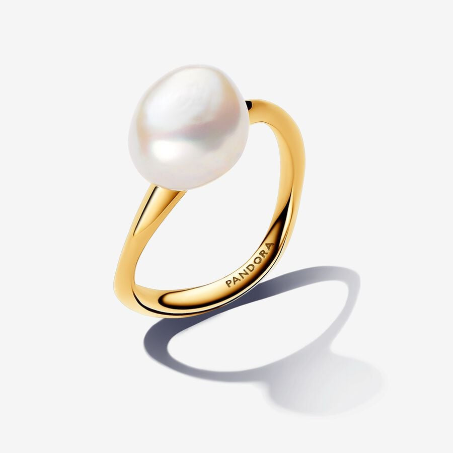 PANDORA Baroque Treated Freshwater Cultured Pearl Ring 163293C01