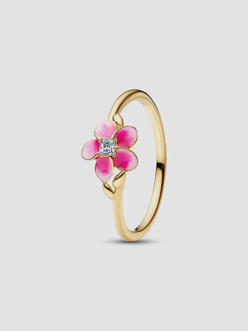 PANDORA Disney Moana Flower Ring 14k gold plating 163844C01