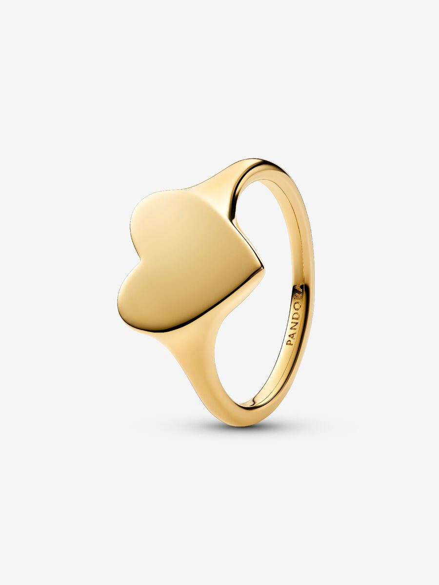 PANDORA Engravable Heart Ring 163988C00