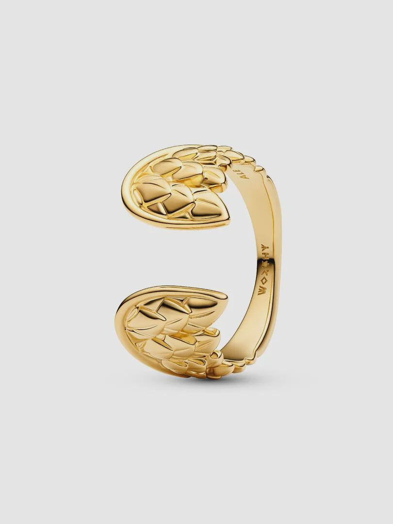 PANDORA Marvel Thor Wings Open Ring 14k gold plating 164222C00
