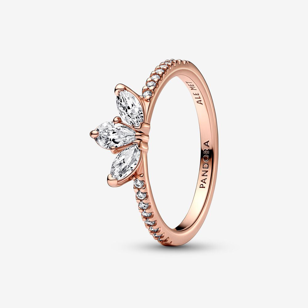 PANDORA Sparkling Herbarium Cluster Ring 182392C01