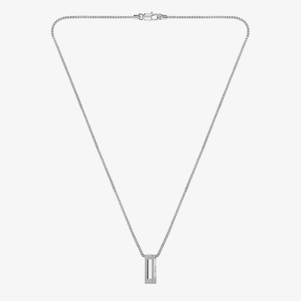BOSS Candor Stainless Steel Bar Necklace 1580749