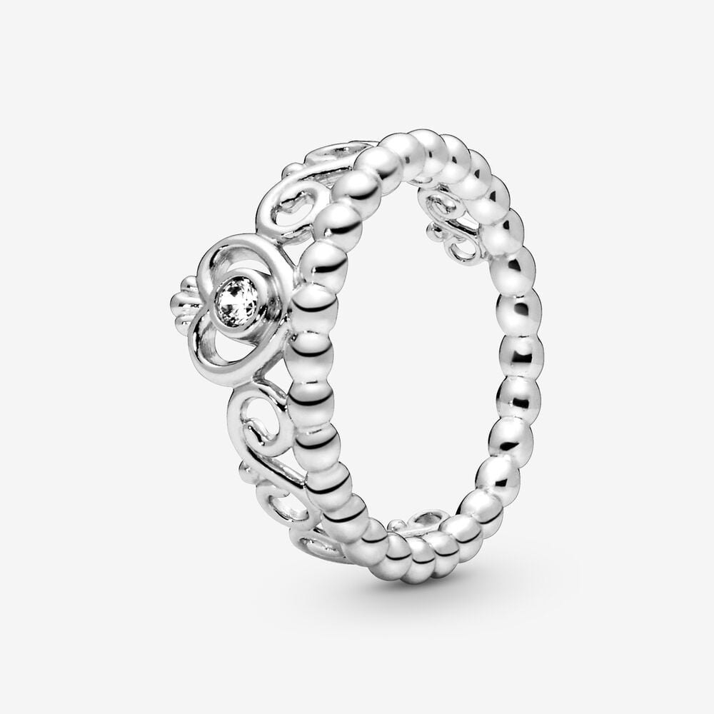 PANDORA Princess Tiara Crown Ring 190880CZ