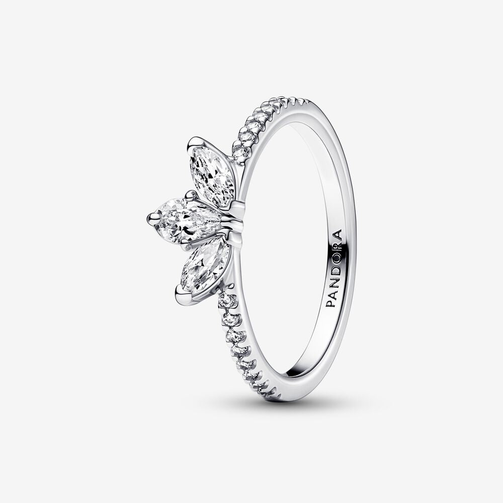 PANDORA Sparkling Herbarium Cluster Ring 192392C01