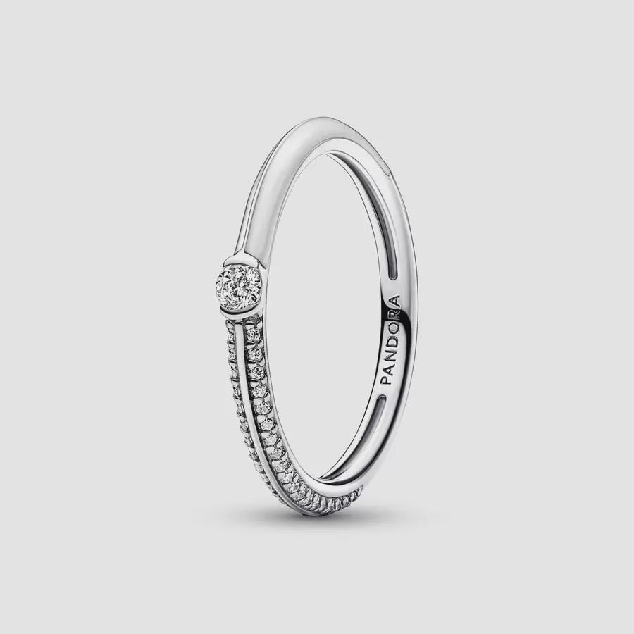 PANDORA PANDORA ME Pavé & White Dual Ring 192528C02
