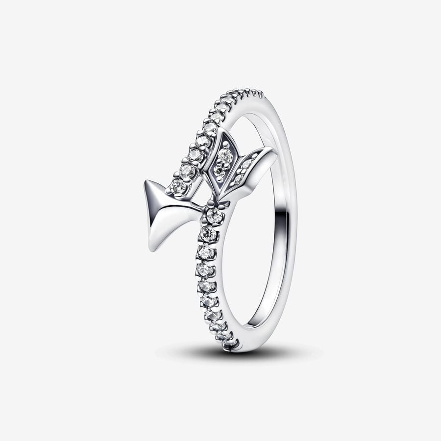 PANDORA Silver Arrow Ring with CZ 193619C01