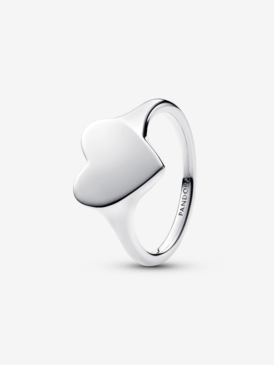 PANDORA Engravable Heart Ring Sterling silver 193988C00