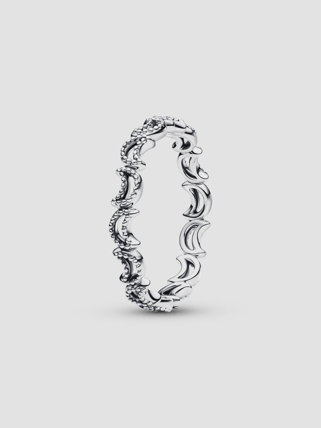 PANDORA Crescent Moon Ring Sterling Silver 194258C00