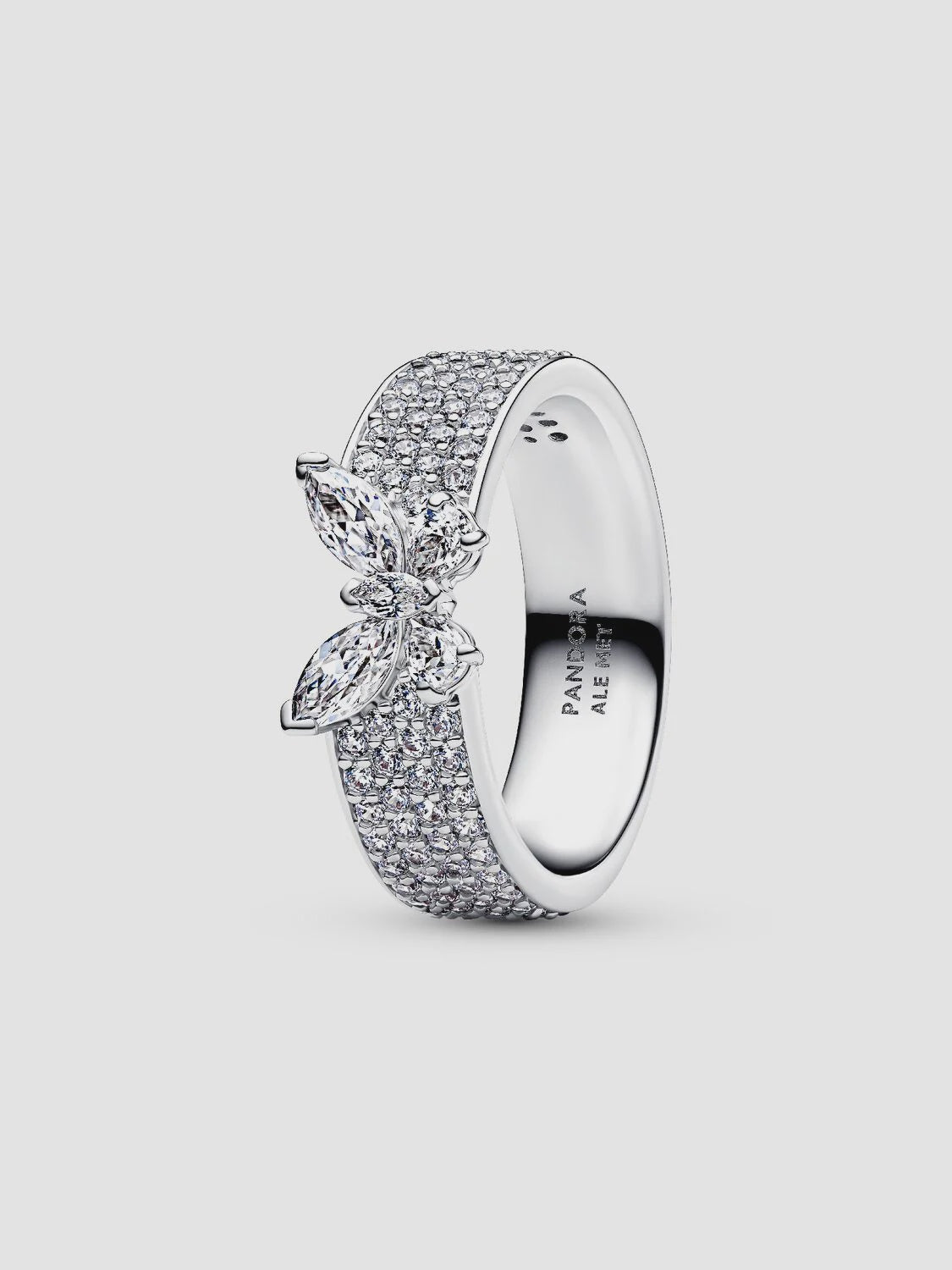 PANDORA Sparkling Butterfly Bold Ring Sterling silver 194270C01