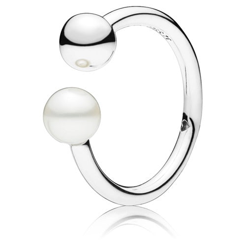 PANDORA Pearl Open Ring 197573P