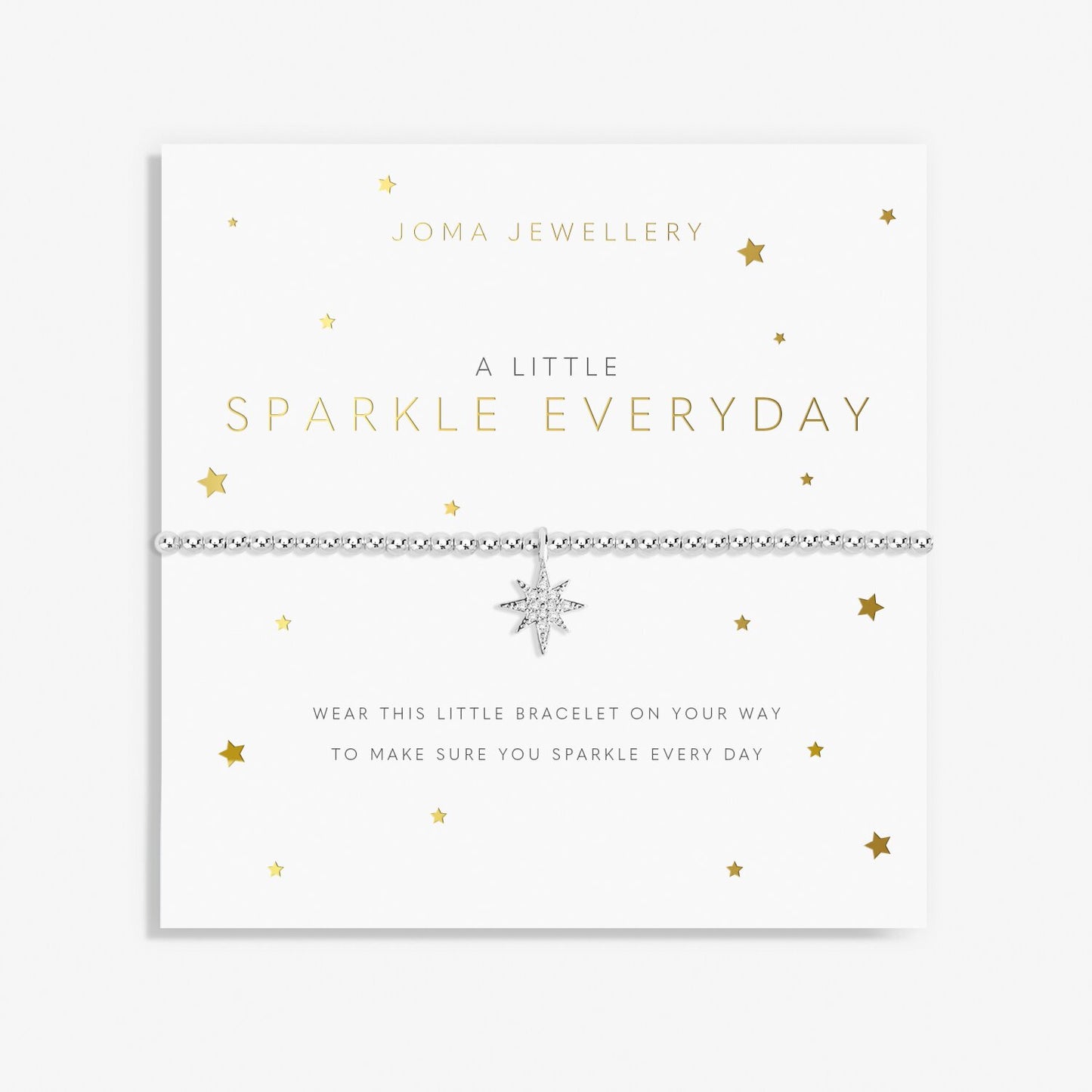 Joma A Little 'Sparkle Every Day' Bracelet in Silver Plating 2211