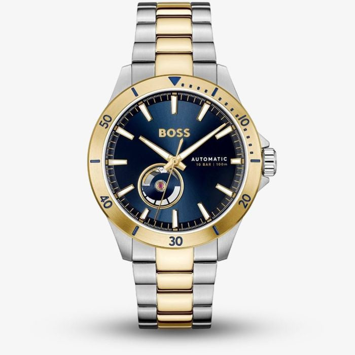 Boss Two-Tone Blue dial Automatic watch 1514201