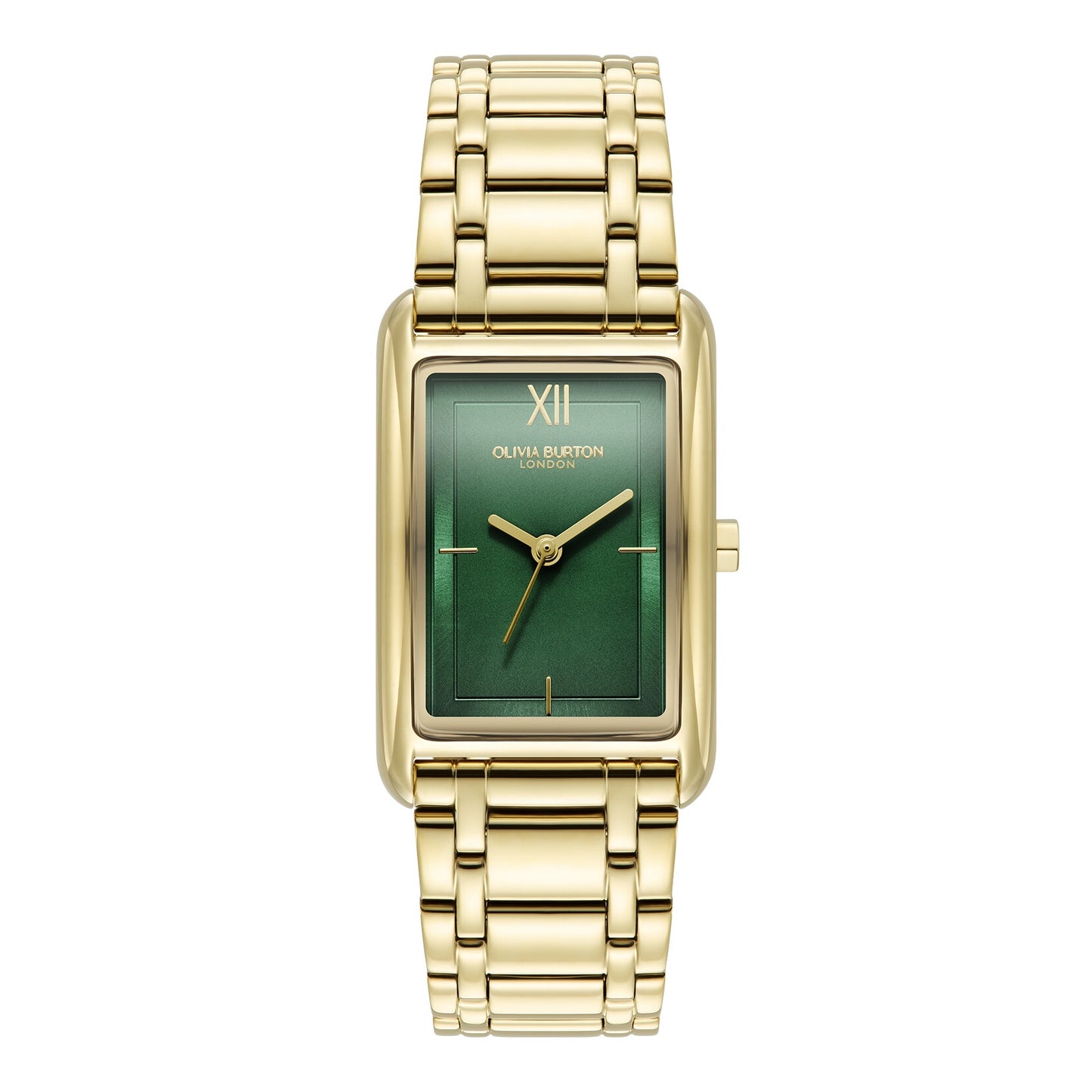 Olivia Burton 23mm Grove Forest Green & Gold Bracelet Watch 24000195