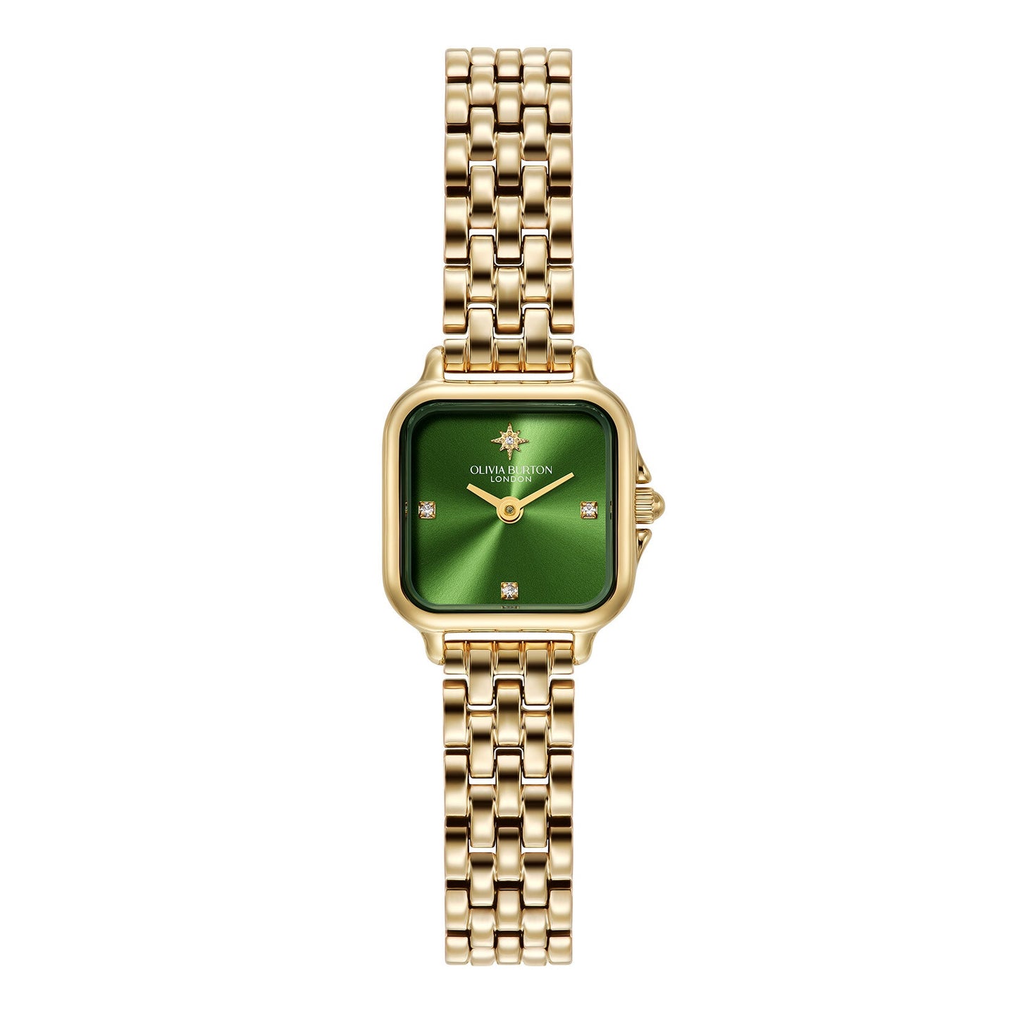 Olivia Burton Olivia Burton 20mm Mini Grosvenor Gold IP Watch 24000364