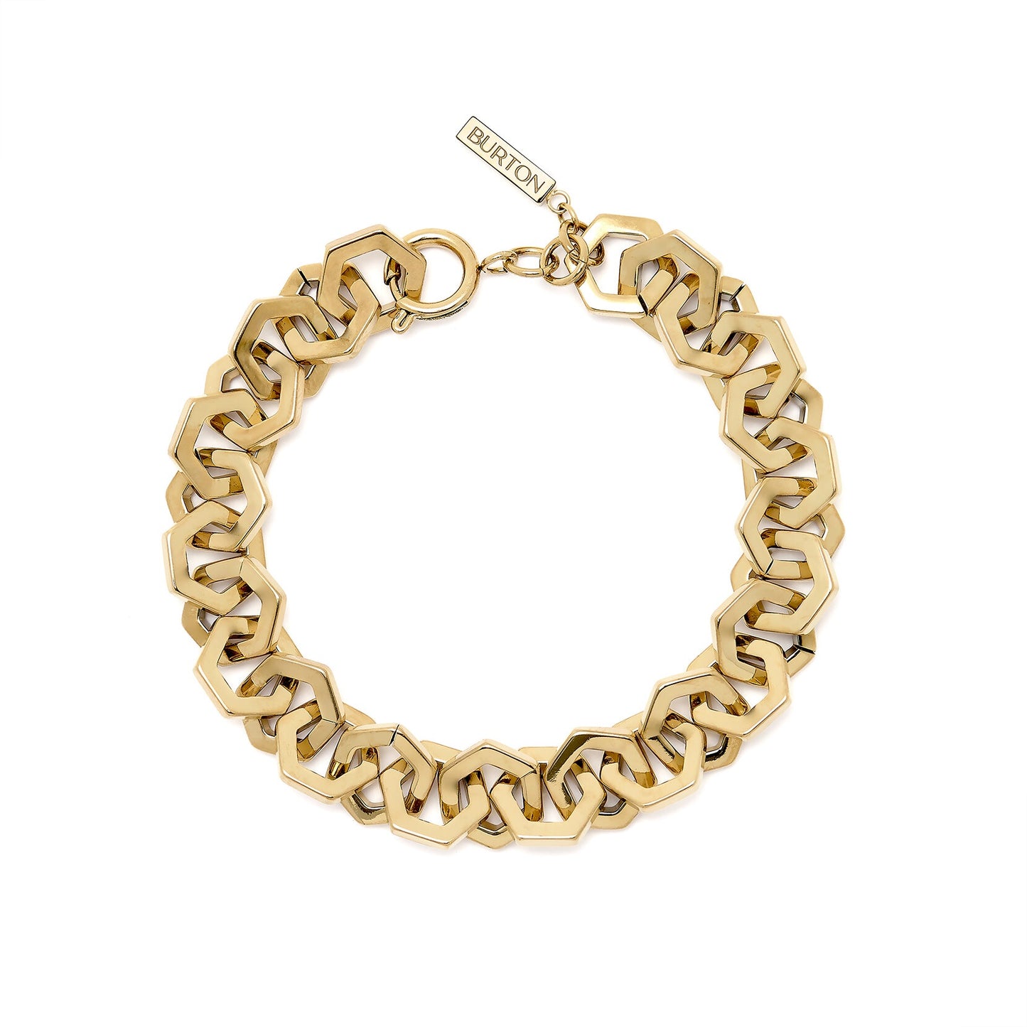 Olivia Burton Honeycomb gold link Bracelet 24100089