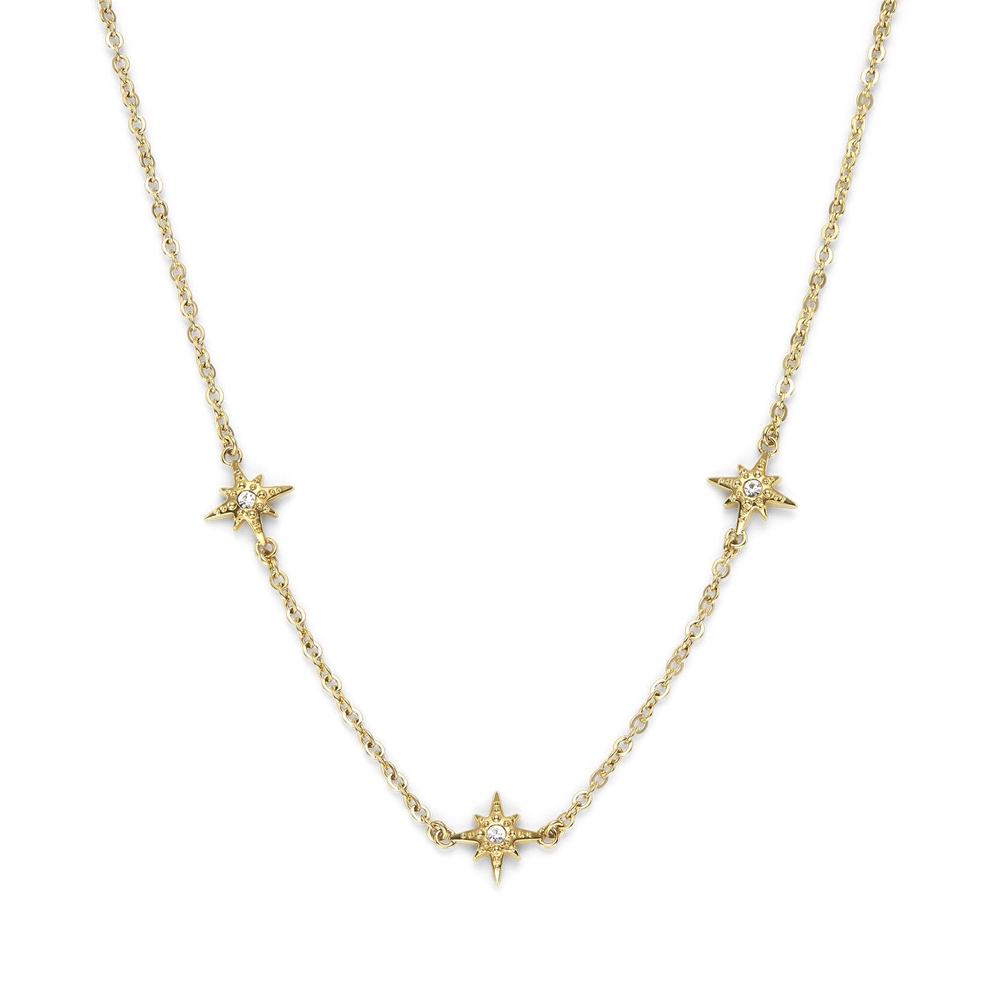 Olivia Burton Ever Stacked North Star Gold Plated Stacking Necklace 24100342
