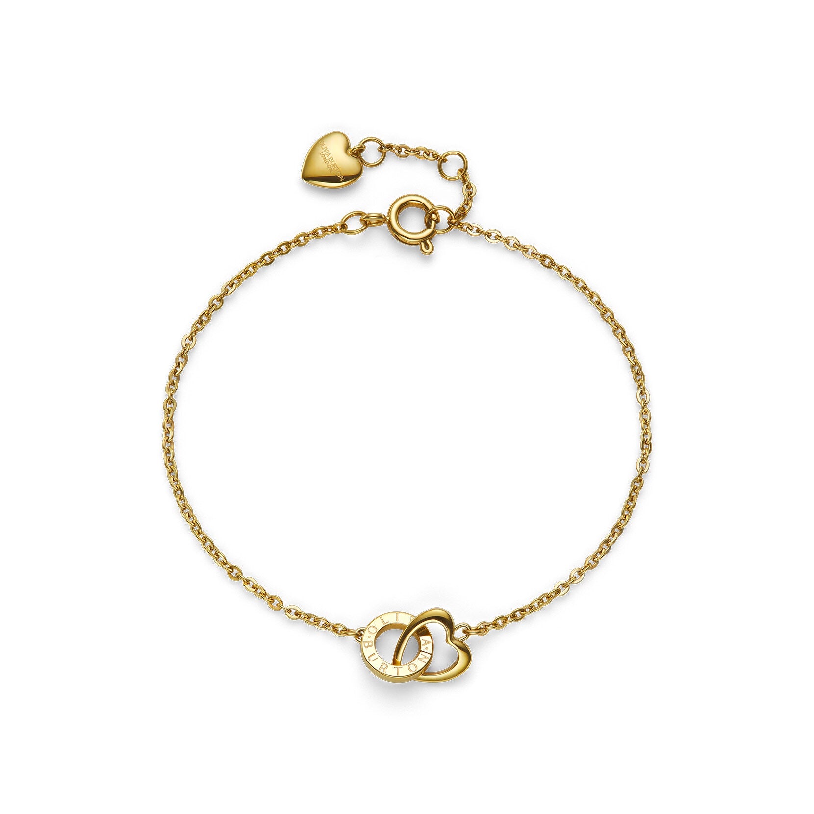 Olivia Burton Gold IP Kindred Interlink Bracelet 24100553