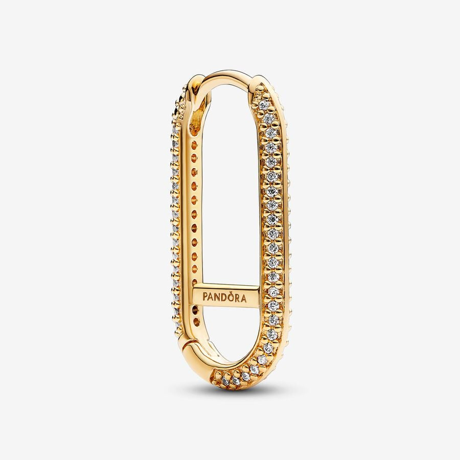 PANDORA ME Extended Pavé Link Single Earring 262796C01