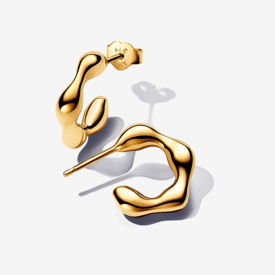 PANDORA Essence Organically Shaped Open Hoop Earrings 263269C00