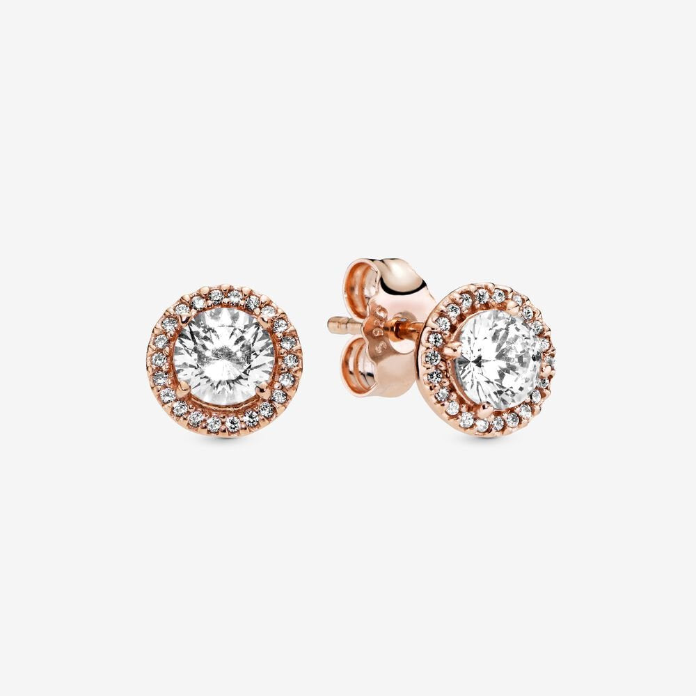 PANDORA Round Sparkle Halo Stud Earrings 286272CZ - 286272CZ