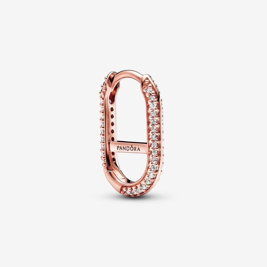 PANDORA ME Pavé Link Single Earring 289682C01 - 289682C01