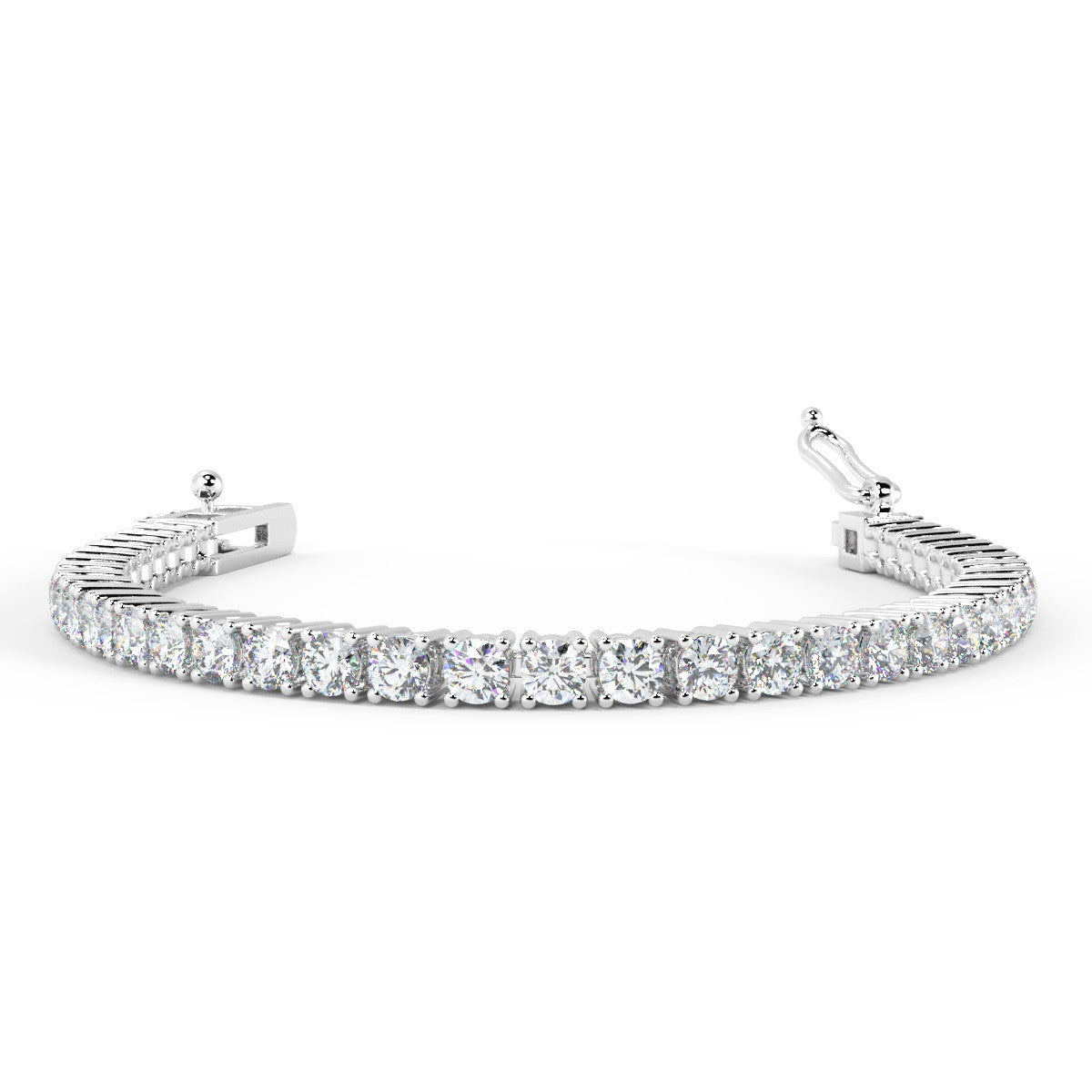 18ct Gold Diamond Line Bracelet BR222