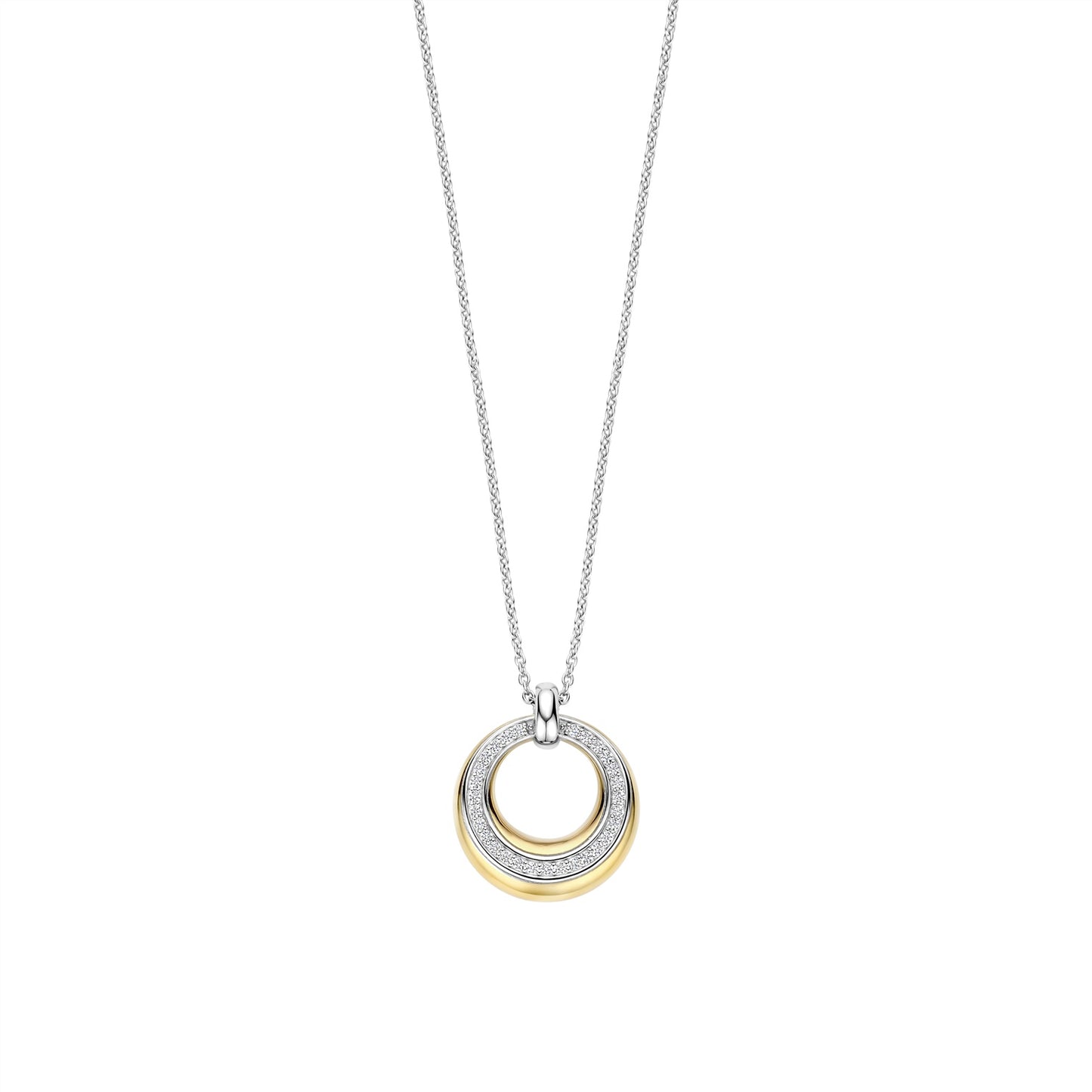 Ti Sento Layered Zirconia Necklace 34119ZY
