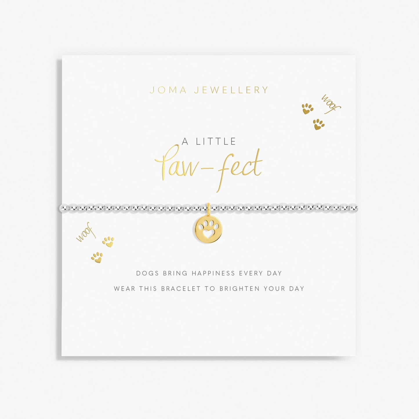 Joma A Little 'Pawfect' Bracelet in Silver Plating 3479