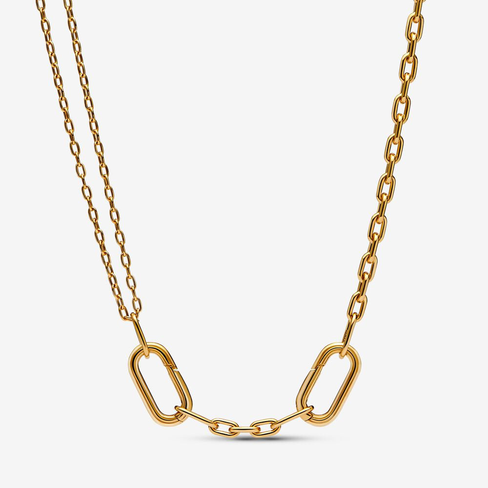 Pandora ME Double Link Chain Necklace Gold Plated 362303C00-45