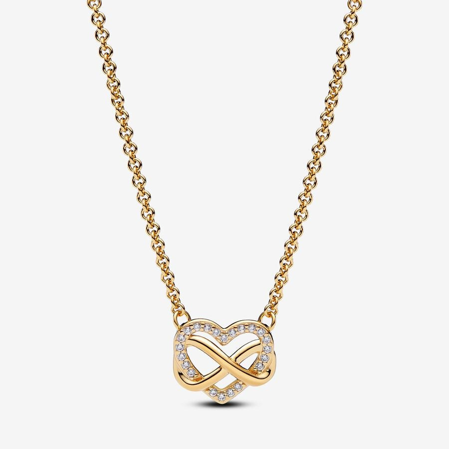 Pandora Sparkling Infinity Heart Collier Necklace 362666C01-50