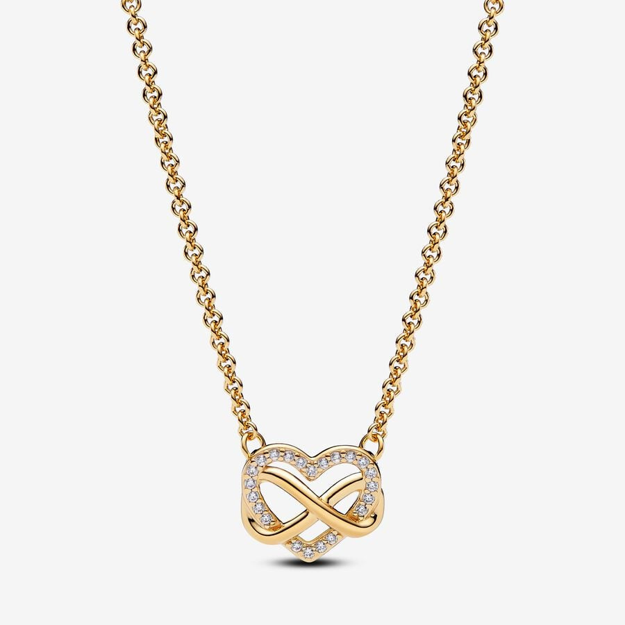 Pandora Sparkling Infinity Heart Collier Necklace 362666C01-50