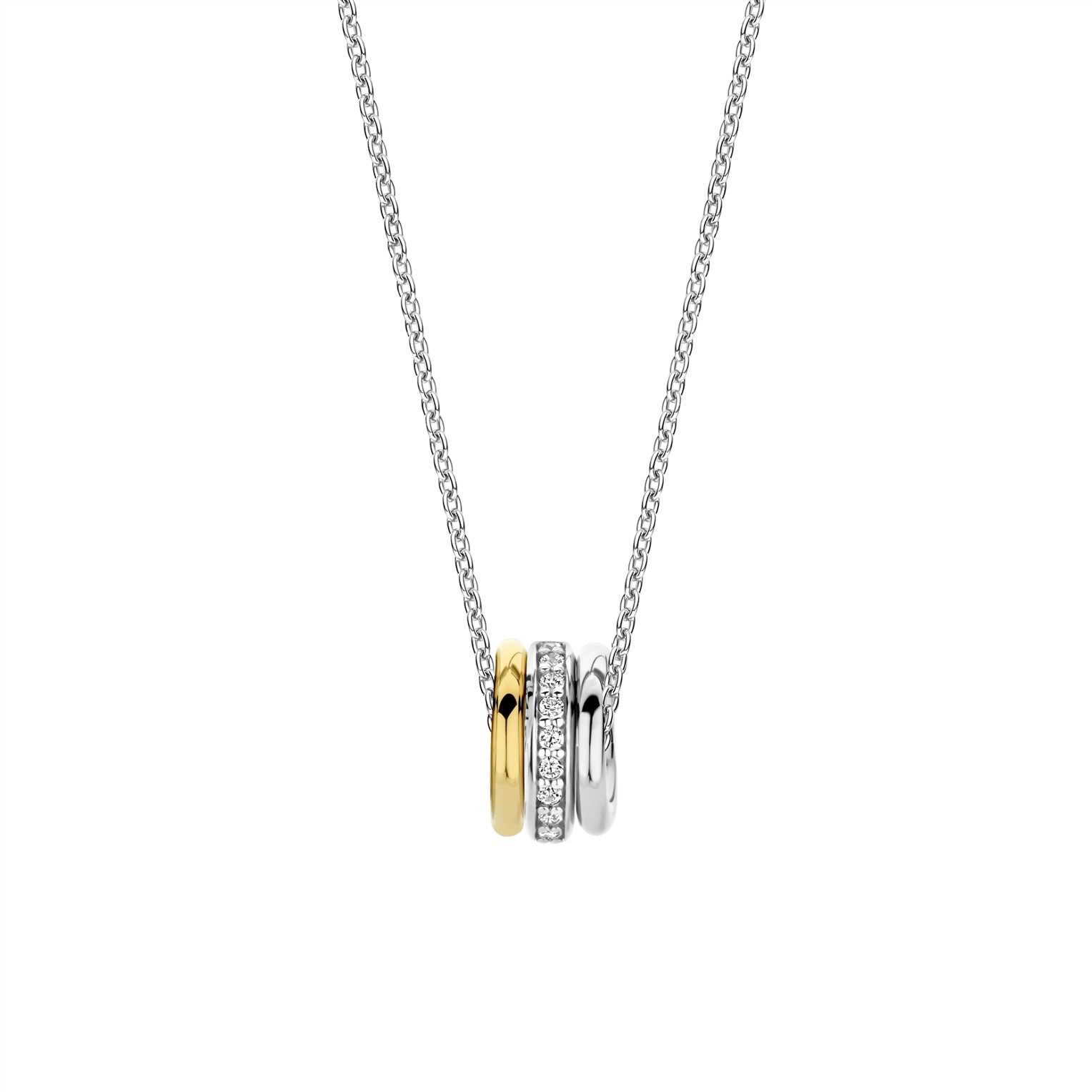 Ti Sento Two Tone pendant 34058ZY