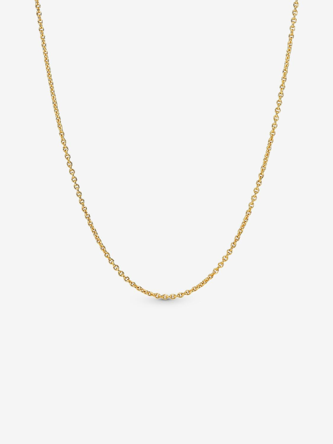Pandora Classic Cable Chain Necklace 14k gold plating 368727C00-45