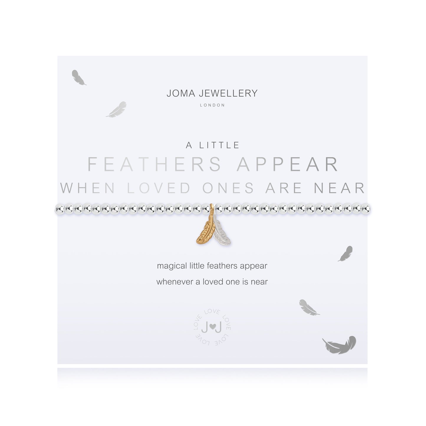 Joma A Little 'Feathers Appear When Loved Ones Are Near' Bracelet 3801