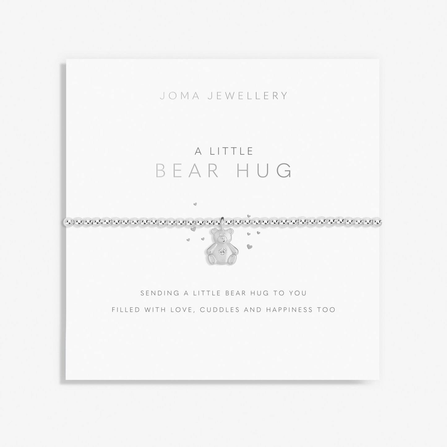 Joma A Little 'Bear Hug' Bracelet in Silver Plating 3883