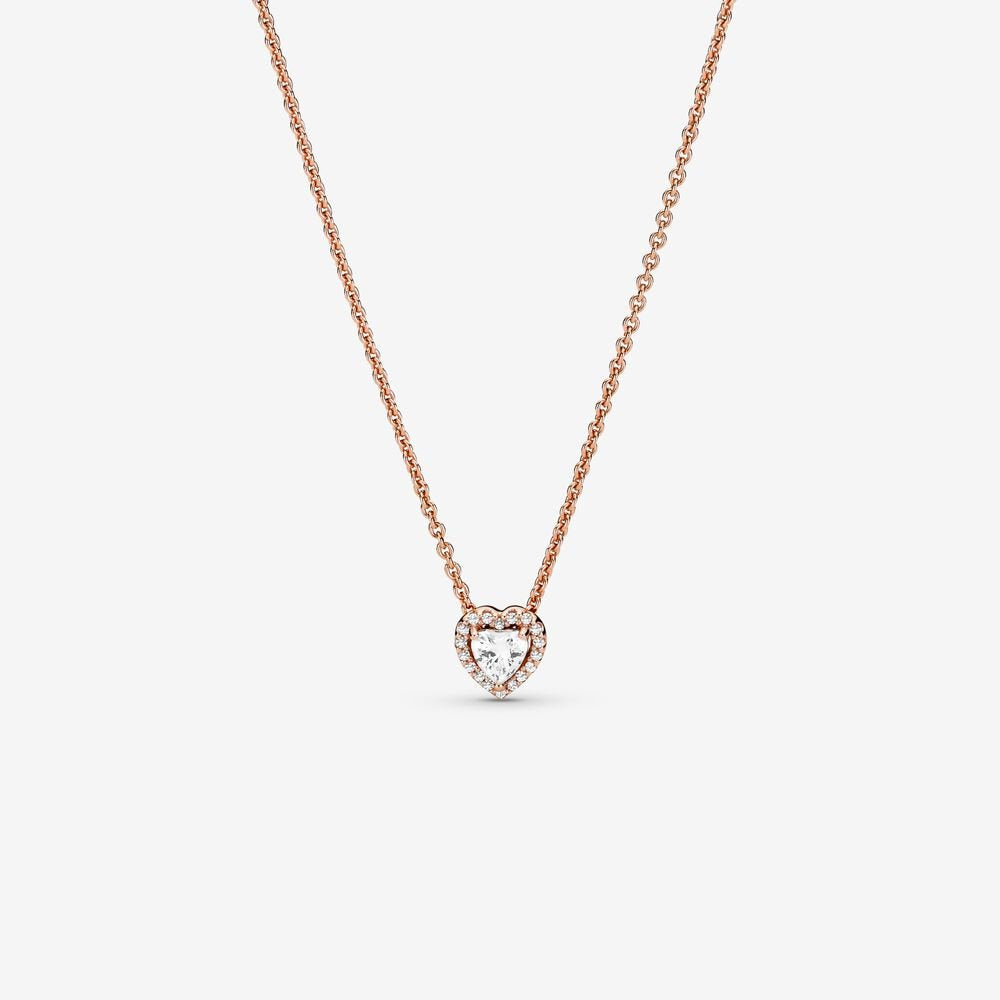 Pandora Sparkling Heart Collier Necklace 388425C01-45
