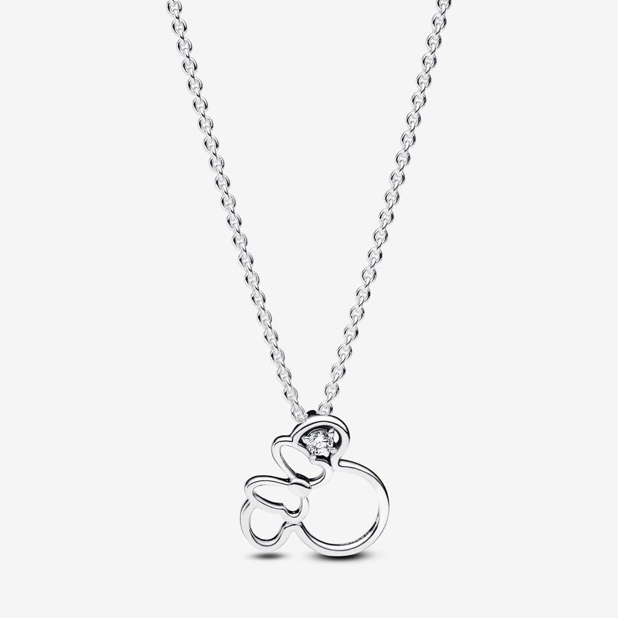 PANDORA Disney Minnie Mouse Silhouette Collier Necklace 393187C01-45