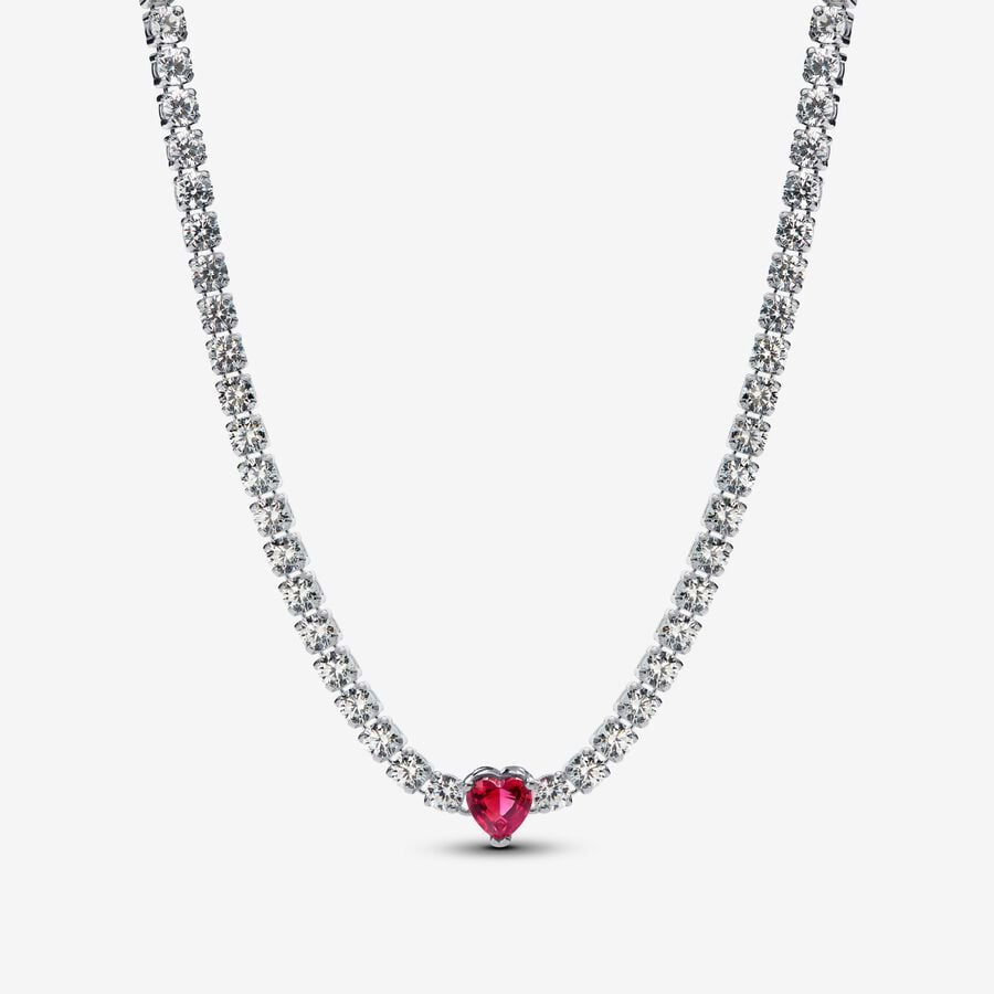 Pandora Halo Heart Choker 393549C01-40