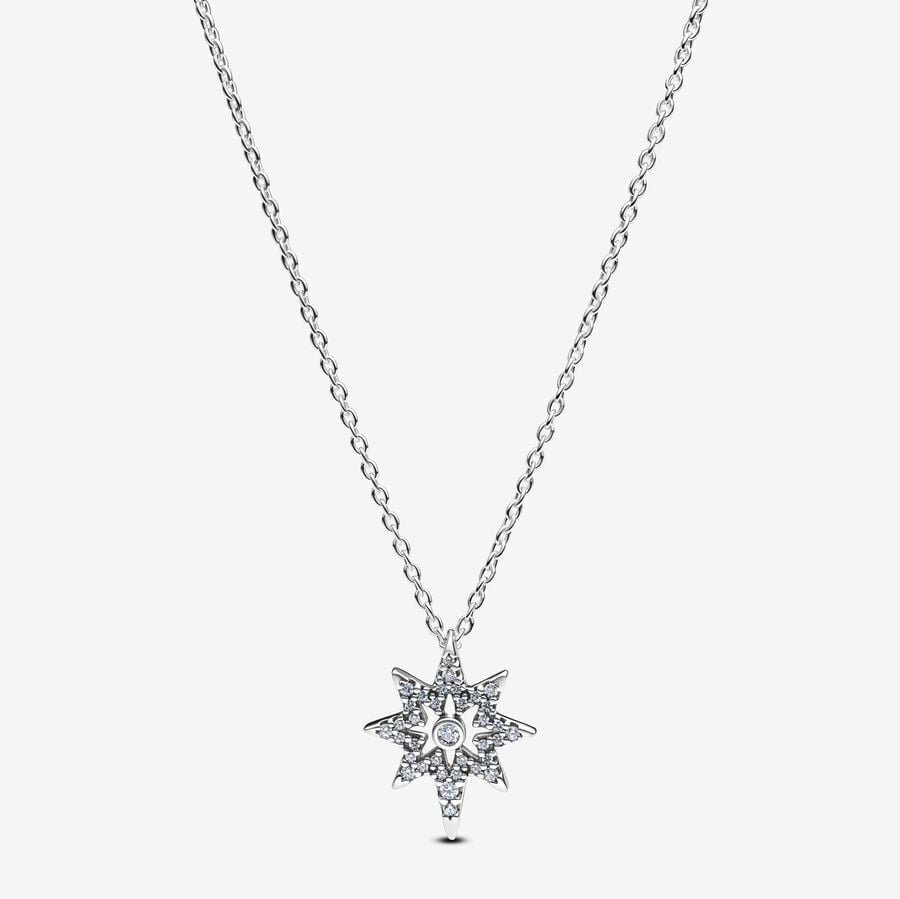 Pandora North Star Pendant Necklace 393600C01-45