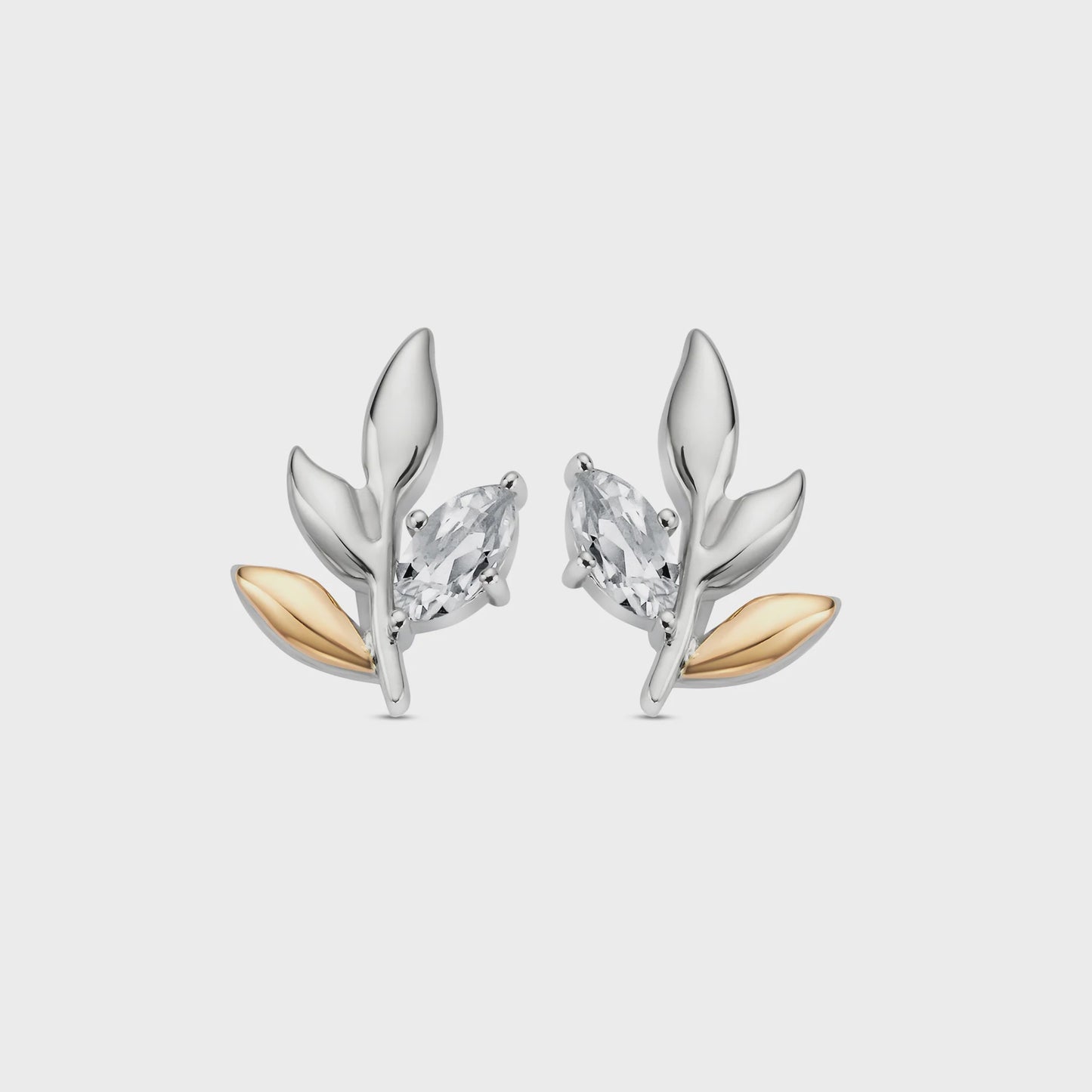 CLOGAU Celebration Sterling Silver Drop Earrings with Topaz 3SROY929