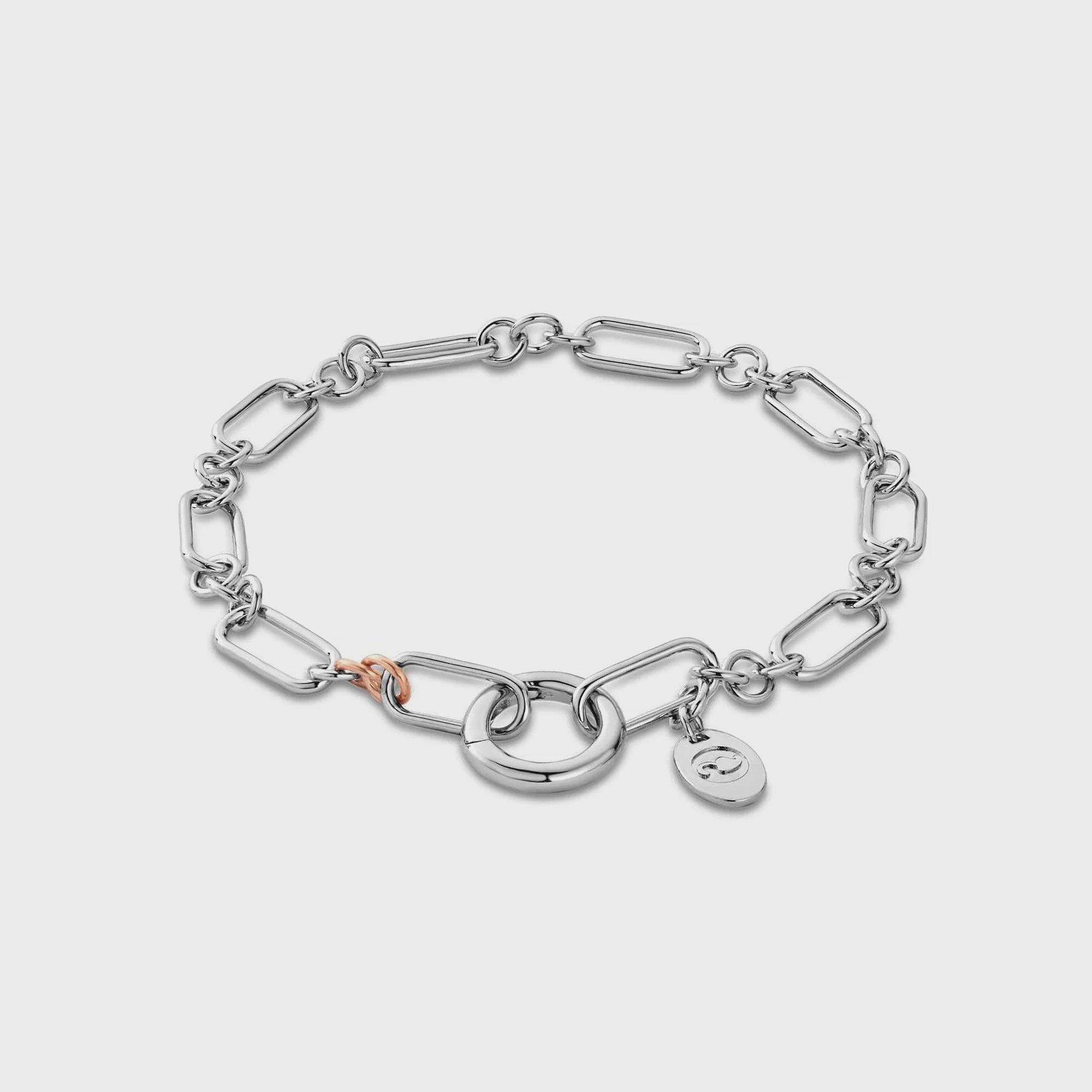 Clogau Insignia Sterling Silver Charm Bracelet 3STLI0773